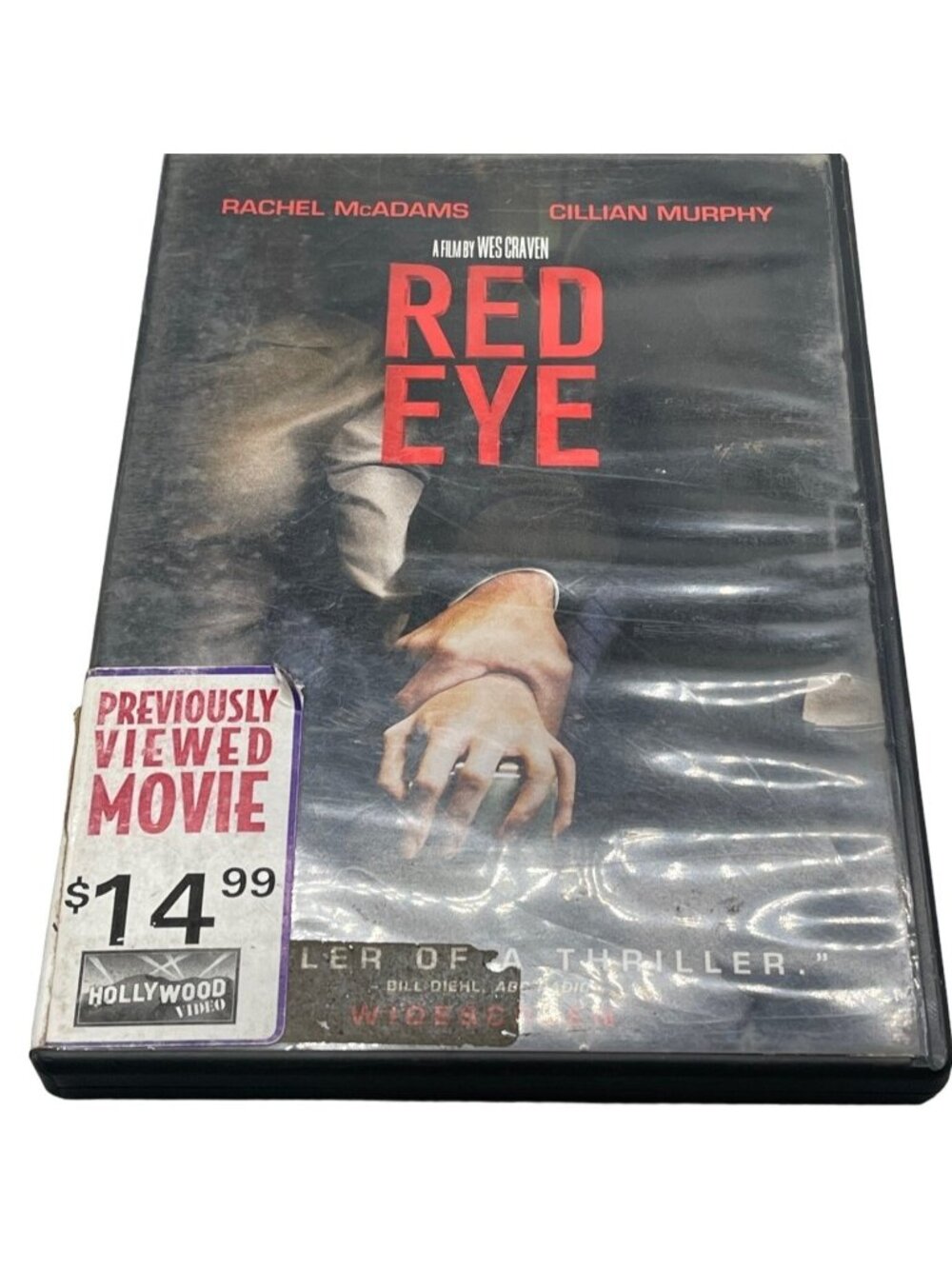 Red eye DVD 2006 dream works 85 min PG-13 english READ